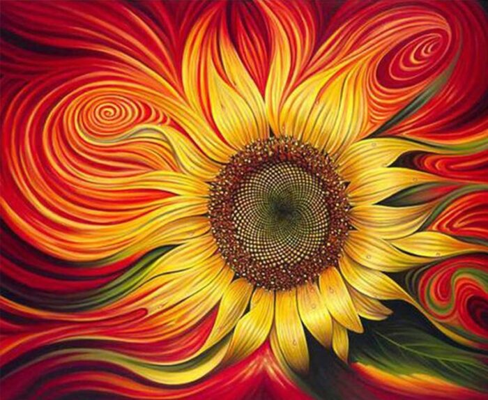 Artnbuff Galleria - Acrylic Sunflower