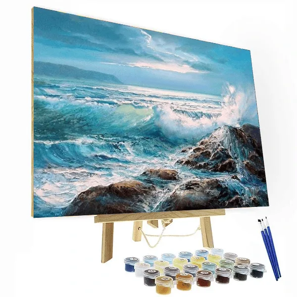 Thunder Wave Paint By Number Painting Set