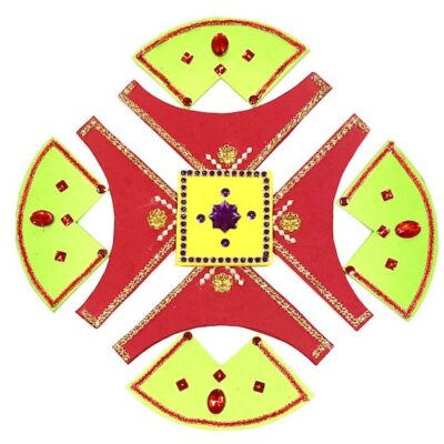 Artnbuff Galleria - Rangoli yellow green red2