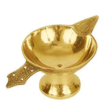 Traditional Brass Diya Oil lamp - Image 5