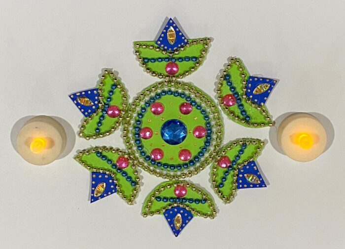 Handcrafted Readymade Rangoli - Image 3