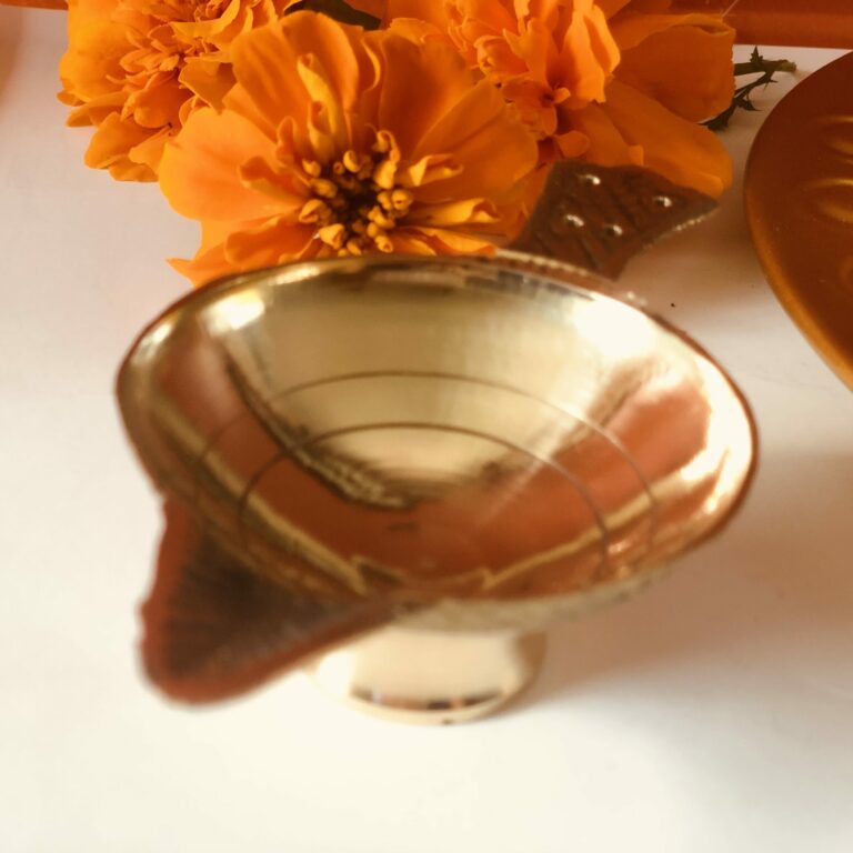 Traditional Brass Diya Oil lamp